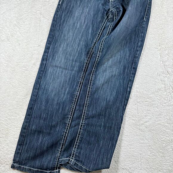 Vintage Y2K Southpole Blue Tab Relaxed Fit Jeans - Picture 3 of 10